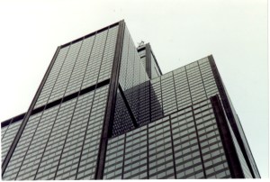 Sears Tower, now the Willis Tower 110-story Sears Tower (now the Willis Tower) in Chicago, designed by SOM